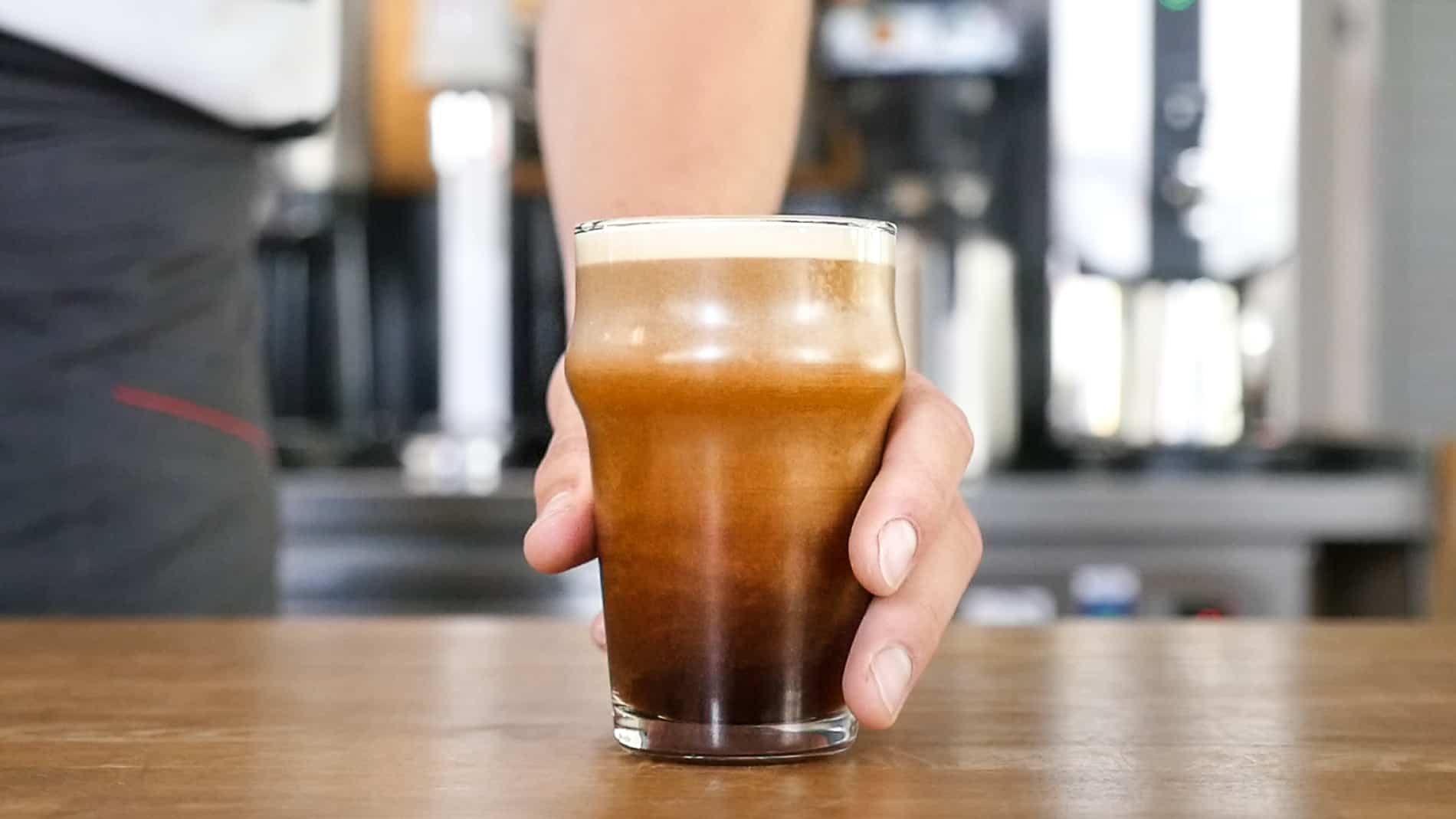 Nitro cold brew coffee